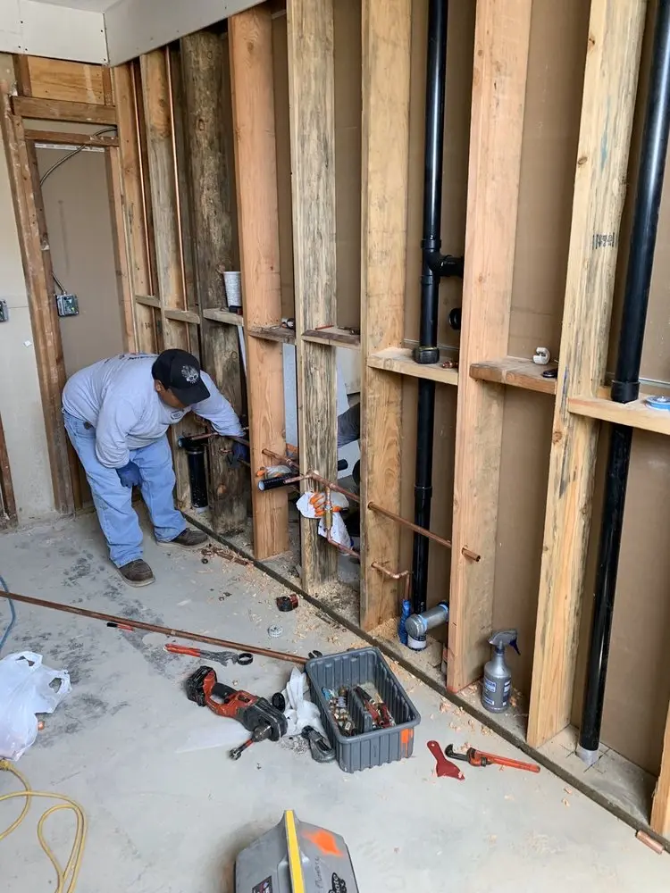 Commercial rough-in plumbing for Trenchless Sewer Repair in West Yarmouth